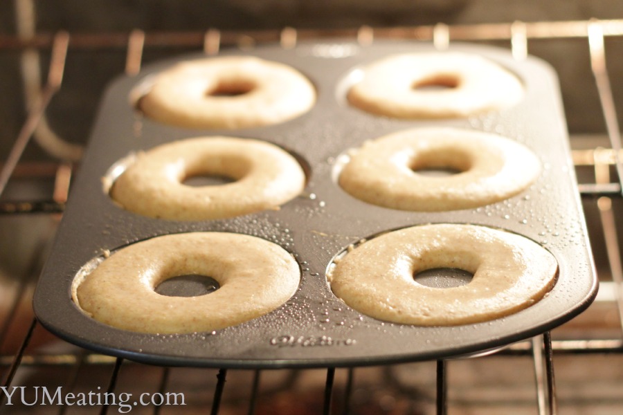 baking pumpkin spice donuts