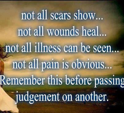scars and pain