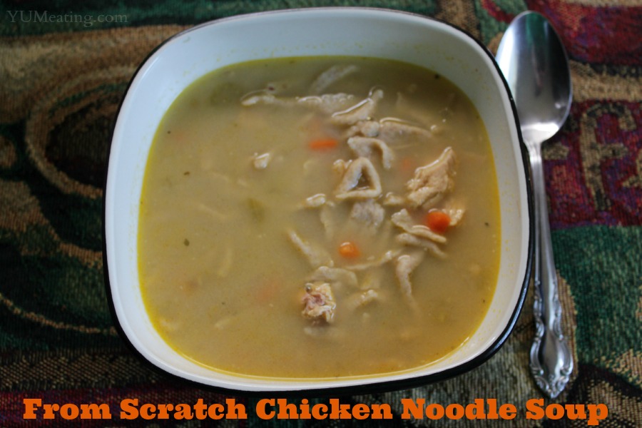 from scratch chicken noodle soup
