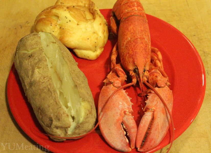 boiled lobster