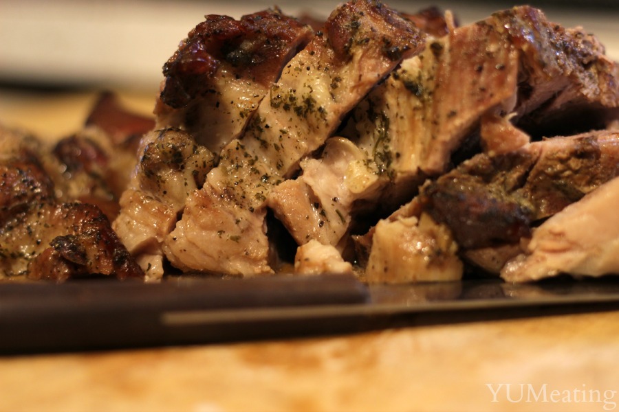 christmas ranch roast prepared