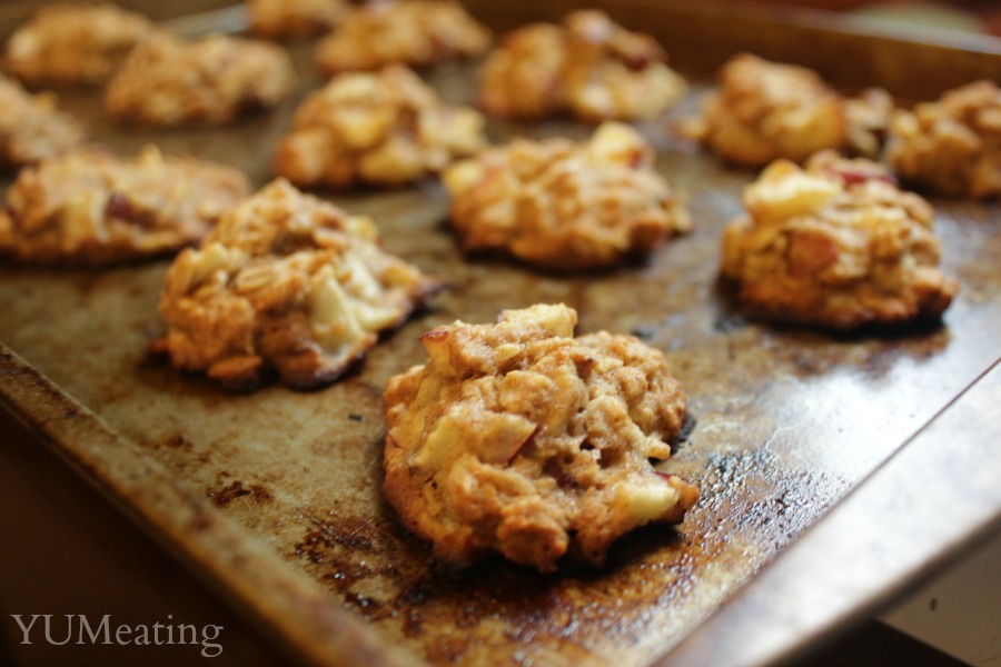 michigan apple and honey oatmeal cookies