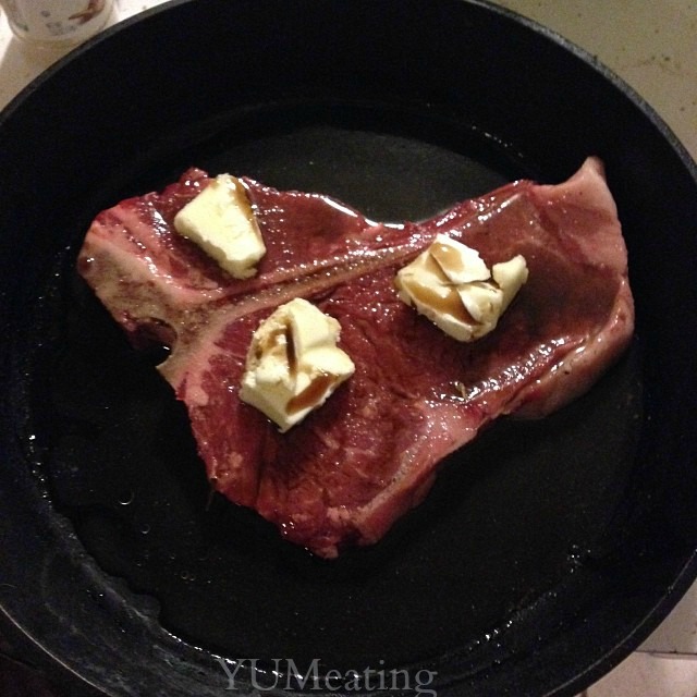 steak and butter