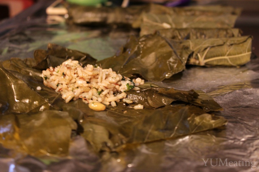 vegetarian grape leaves