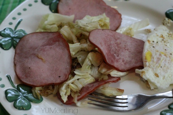 bacon and cabbage breakfast