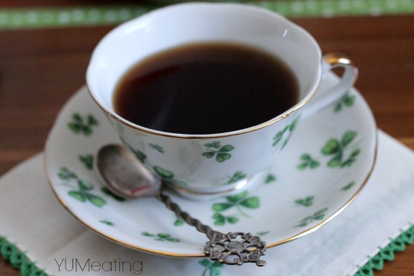 irish breakfast tea shamrock cup