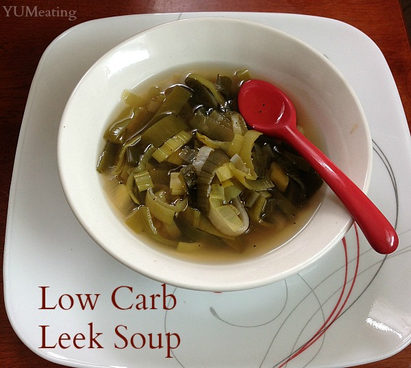 low carb leek soup