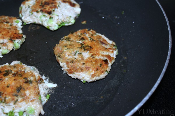 tasty tuna cakes golden brown