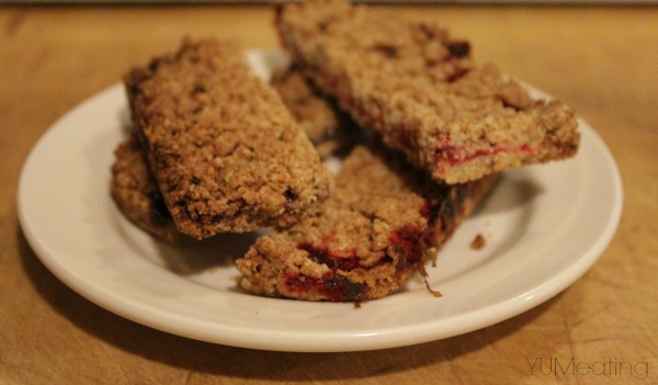 fruit filled oat bars berry