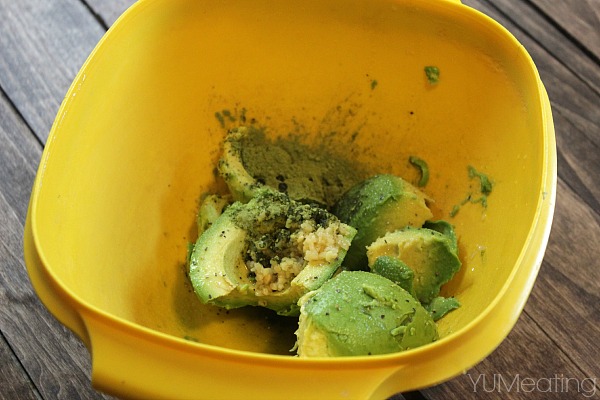 green tea guacamole ingredients
