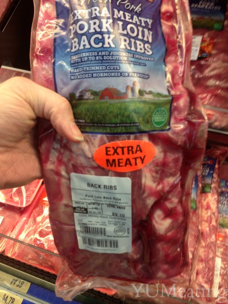 smallest pack of ribs