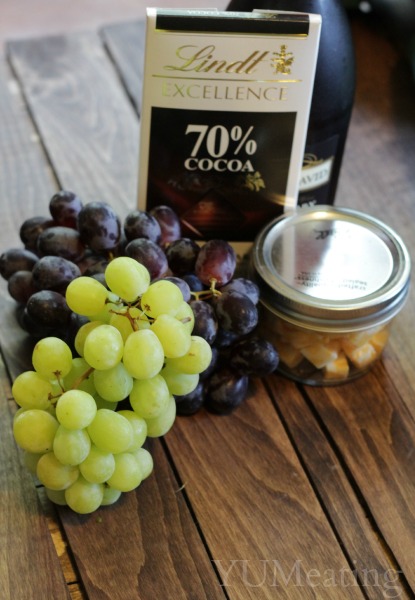 grapes wine cheese