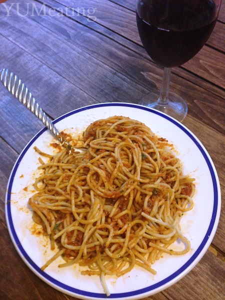 matts meals spaghetti sauce