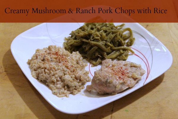 mushroom ranch pork chops