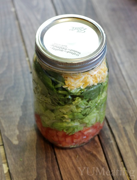 salad in a jar tasty