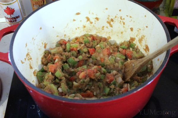 vegetable gumbo mixture