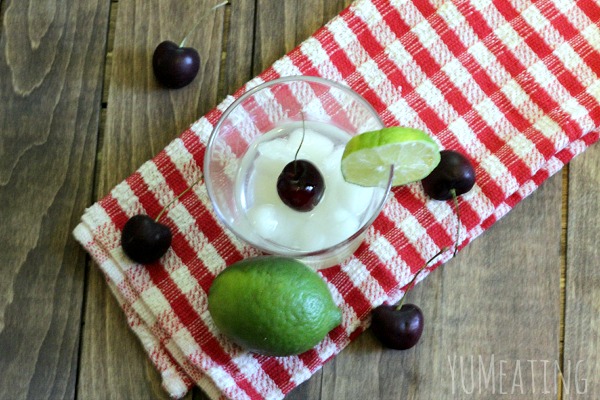 sunshine cherry lime tequila