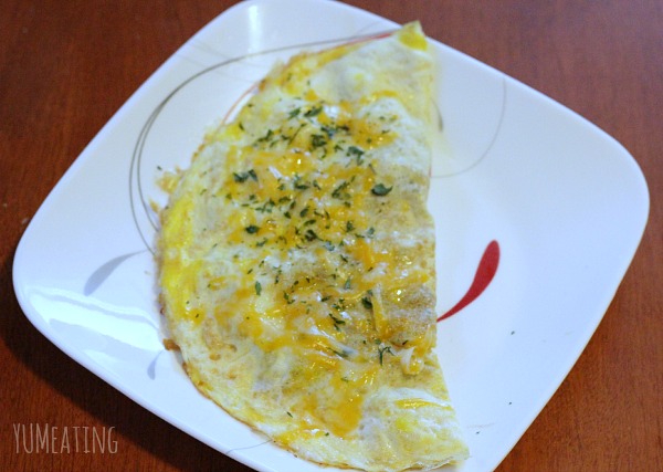 mostly egg white omelet