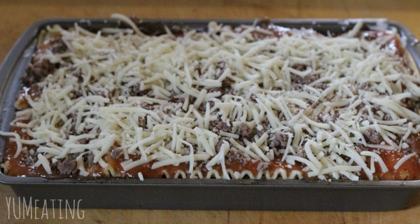 family style lasagna pan creation