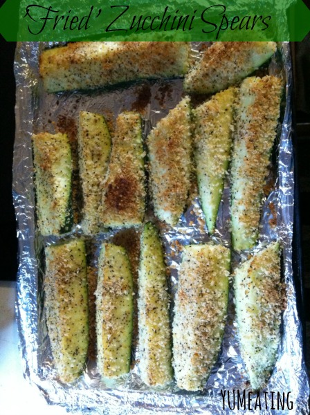 fried zucchini spears