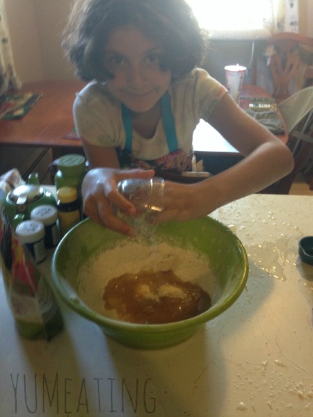 making bread