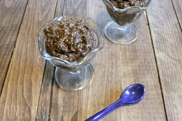 brownie batter oatmeal two dishes