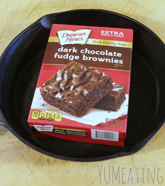 Brownies in a WagnerWare and a Lodge wedge pan. What's so great