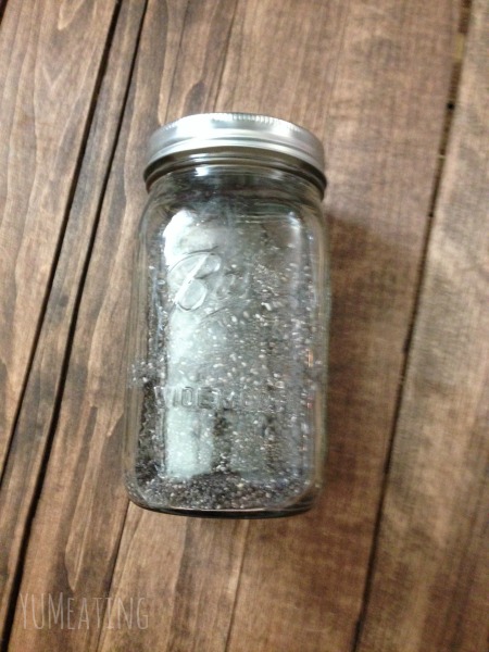 soaking chia seeds