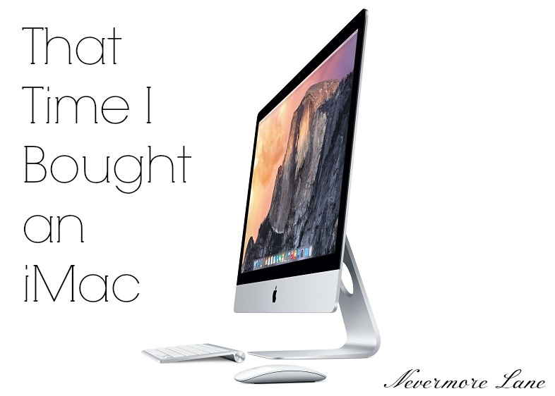that time i bought an imac
