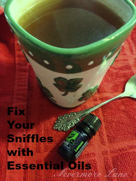 Fix Your Sniffles with Lemon Essential Oil | NevermoreLane.com #diy #essentialoils