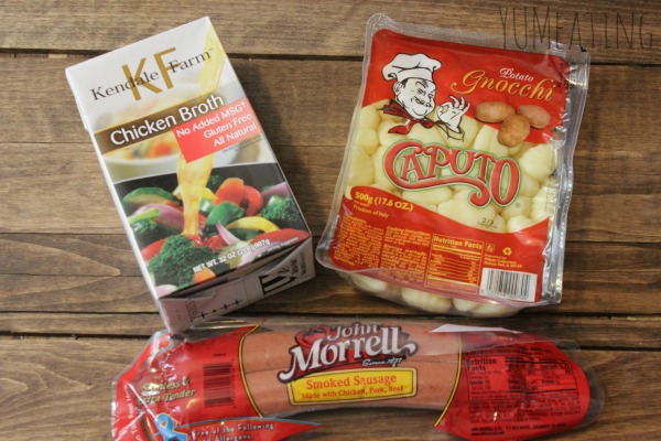 Dollar Store Meals: Sausage Gnocchi | YUMeating