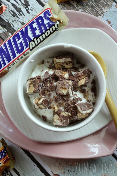 snickers yogurt