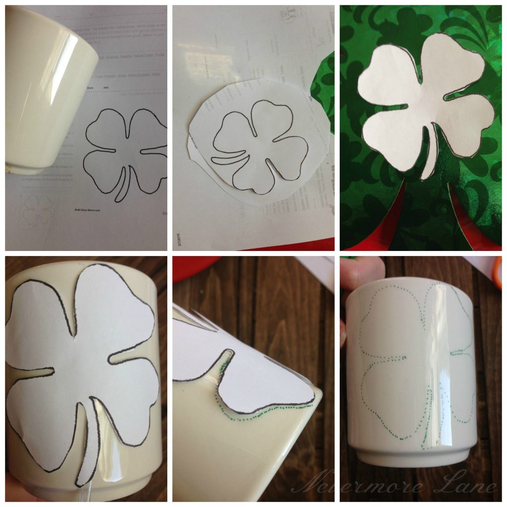 #DIY St. Patrick's Day Shamrock Mug #IrishAmericanHeritageMonth