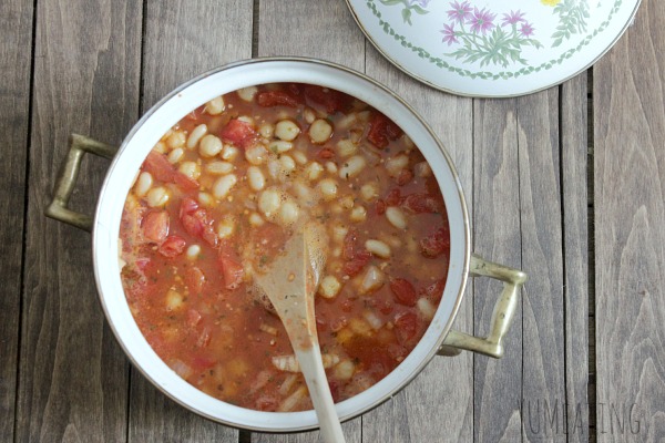 Chickpea Stew with White Beans