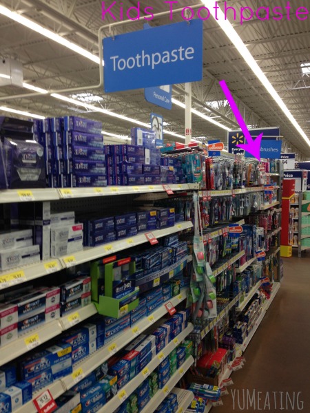 kids toothpaste toms aisle