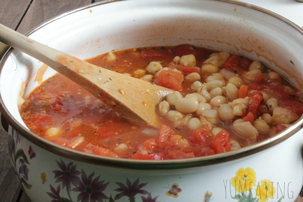 Chickpea Stew with White Beans