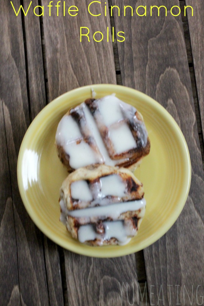 Waffle Cinnamon Rolls | YUM eating