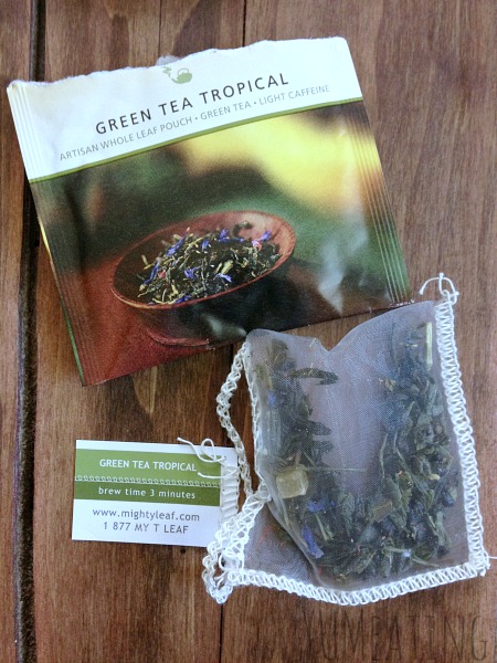 I'm in Love with Food (subscription box) Mighty Leaf Green Tea Tropical - YUM eating