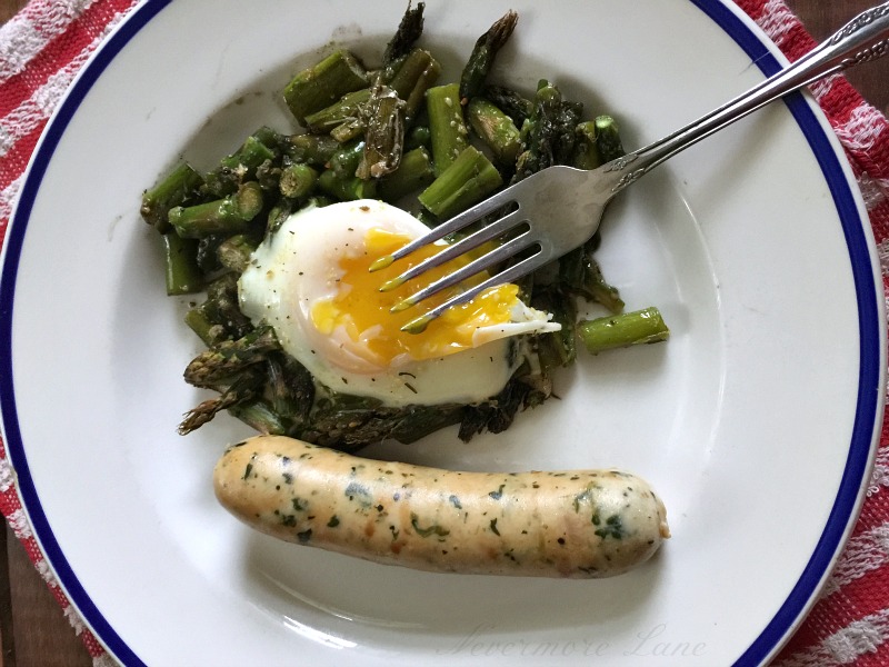 Low Carb Asparagus Egg Bake | Nevermore Lane