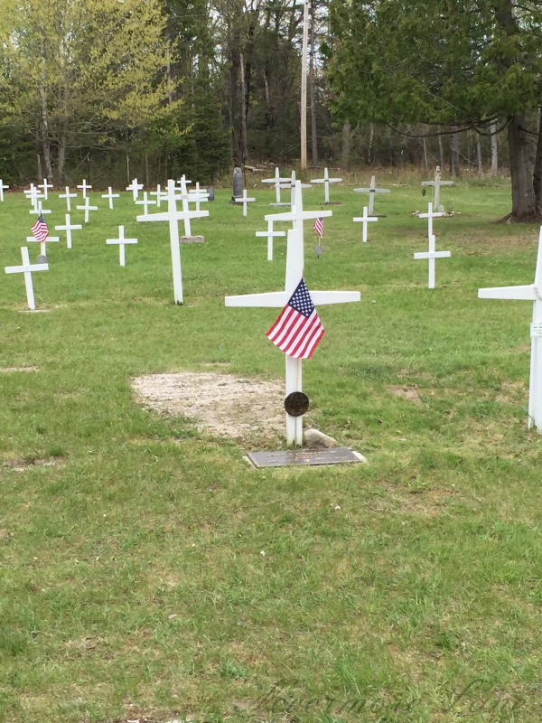 white cross indian cemetery