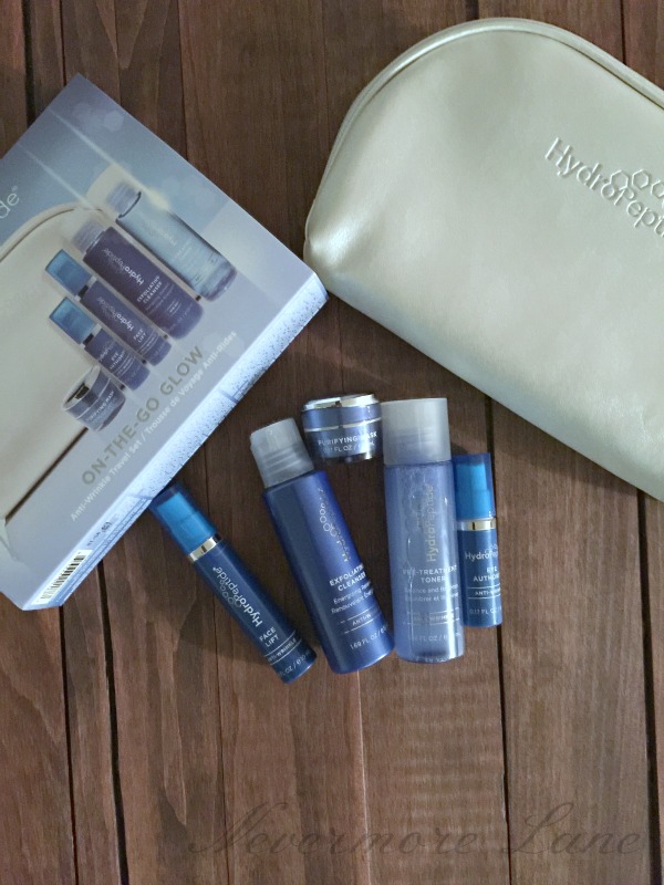 Traveling with HydroPeptide On-the-Go-Glow #hydropeptide #beauty 