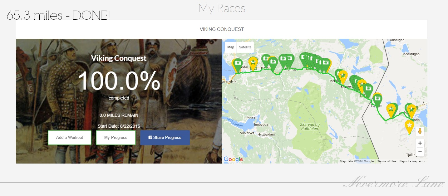 Viking Conquest 65.3 Miles : Complete !! | Nevermore Lane #workout #running #health