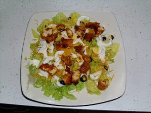 buffalo style baked chicken salad