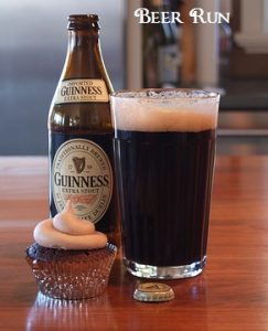 Guinness Cupcakes - Beer Run