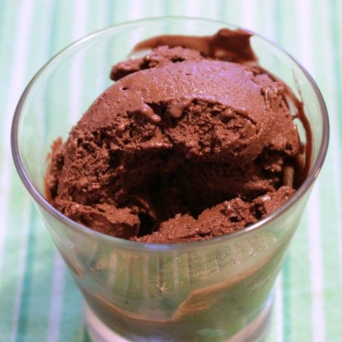Homemade All Natural Chocolate Peanut Butter Ice Cream