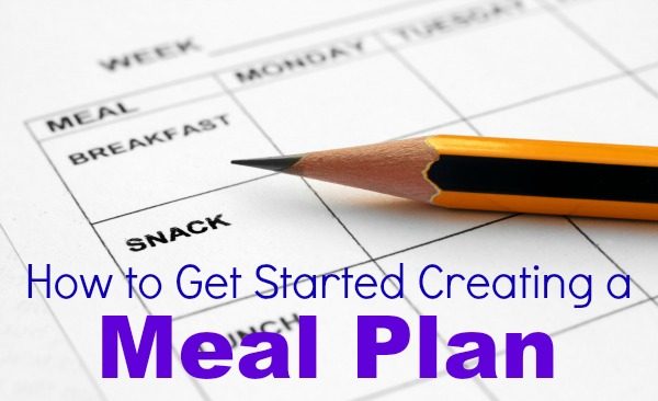 How to Get Started Creating a Meal Plan