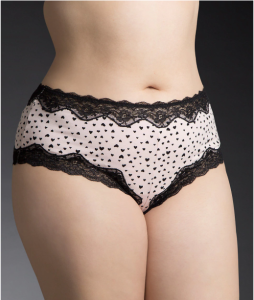 Plus Size - Heart Lace Cheeky Panty - Torrid