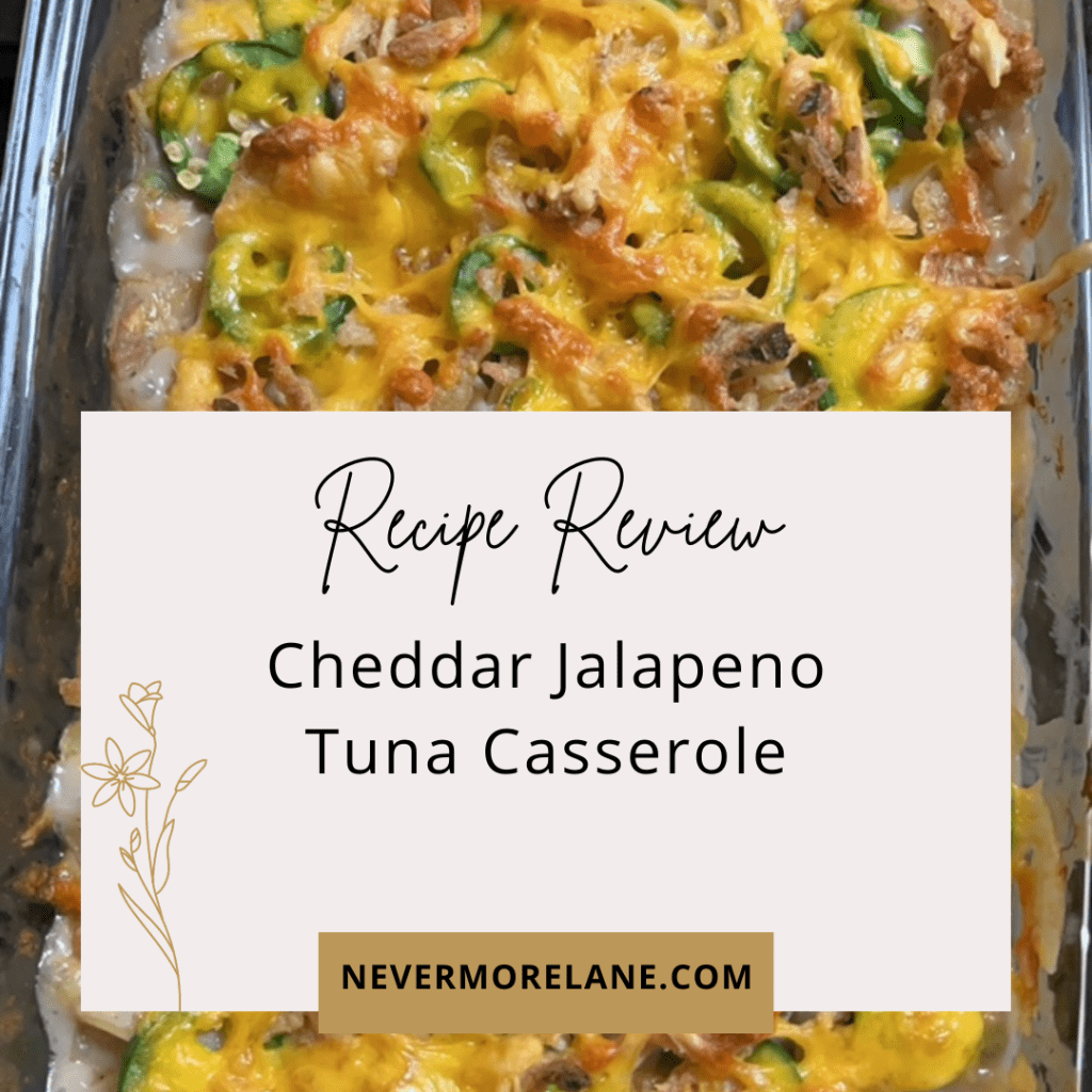 Cheddar Jalapeno Tuna Casserole