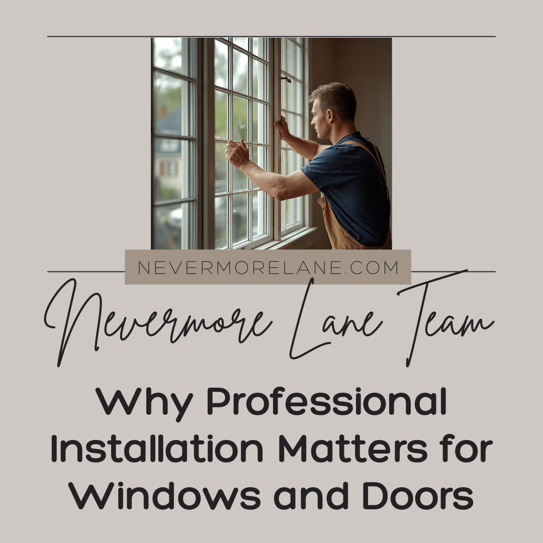 Why Professional Installation Matters for Windows and Doors