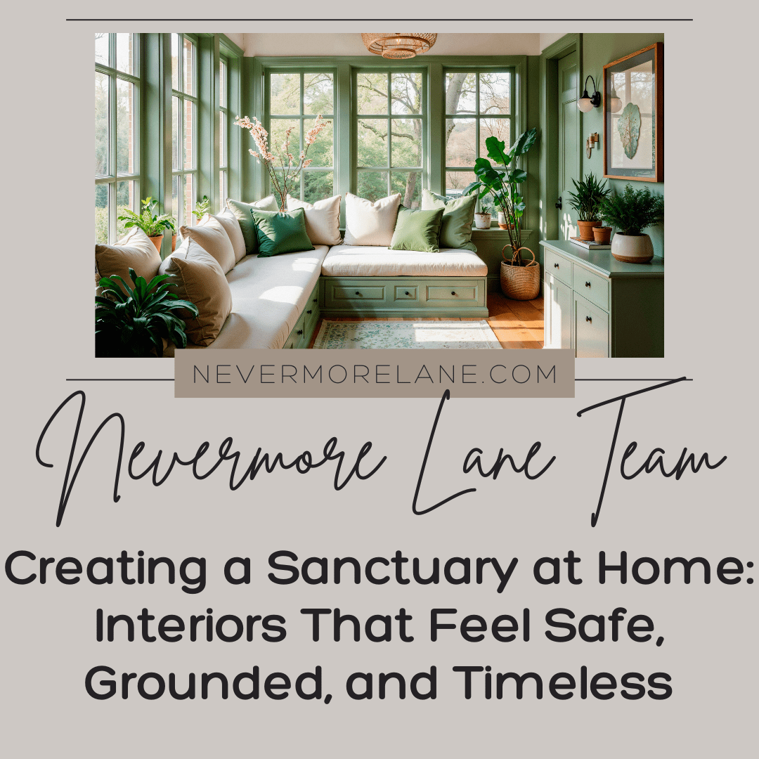 Creating a Sanctuary at Home: Interiors That Feel Safe, Grounded, and Timeless